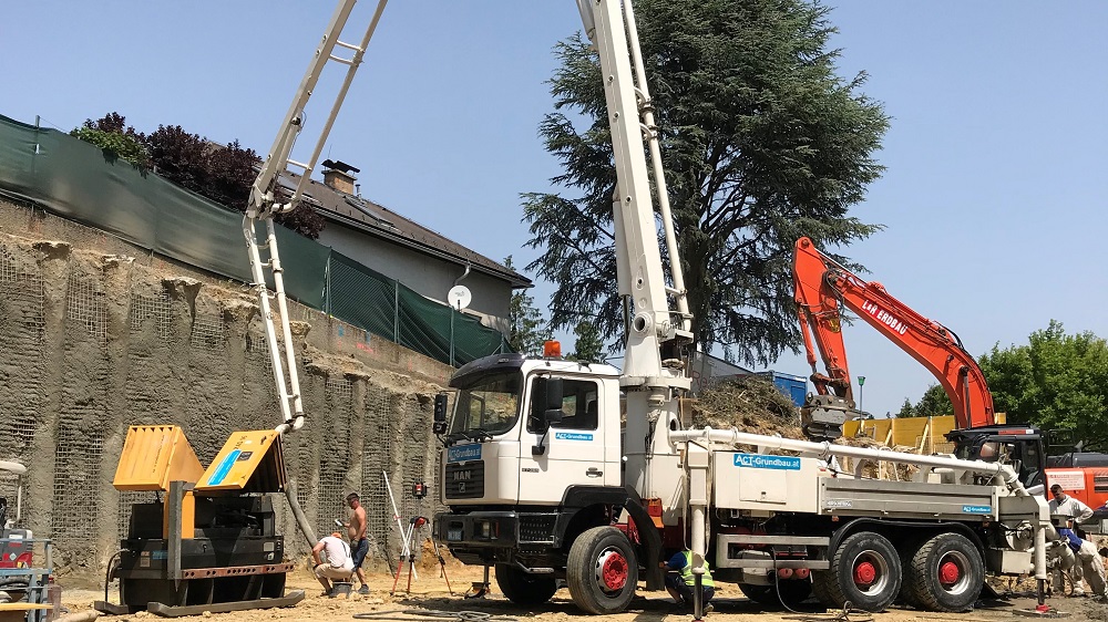 Betonpumpe Wien Niederösterreich – ACT Spezialtiefbau